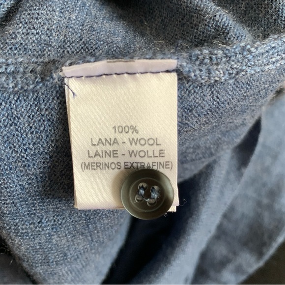 VNECK 100% Extra Fine Merino Wool Vest Cardigan Men’s Size EU54, US Large - Picture 8 of 8